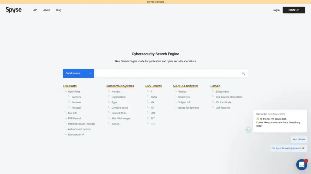 OSINT websites with a wide range of functions