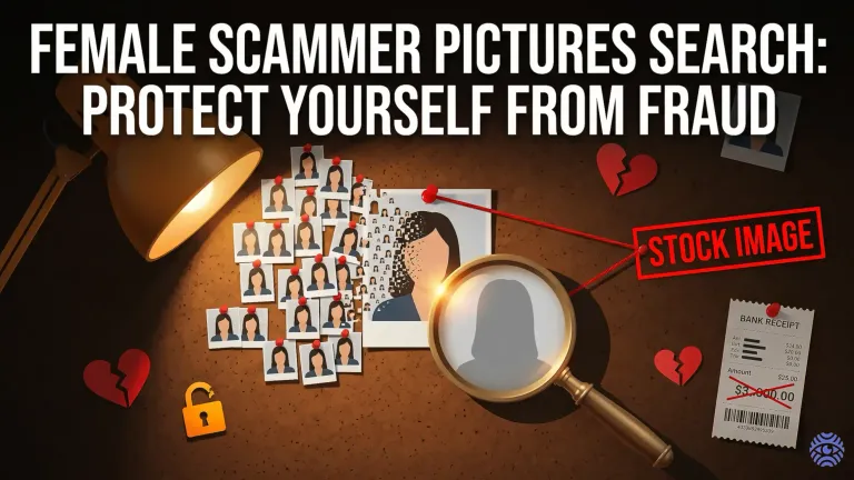 Female scammer pictures search illustration