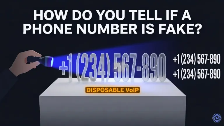 Detecting fake phone numbers illustration