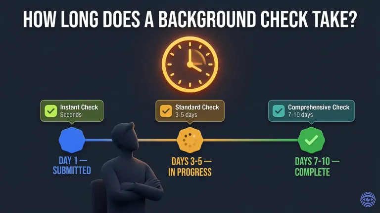 How long does a background check take illustration