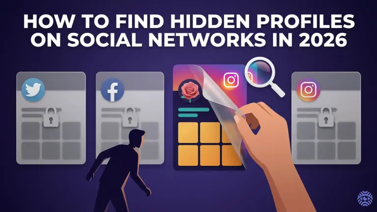 How to find hidden profiles on social networks illustration