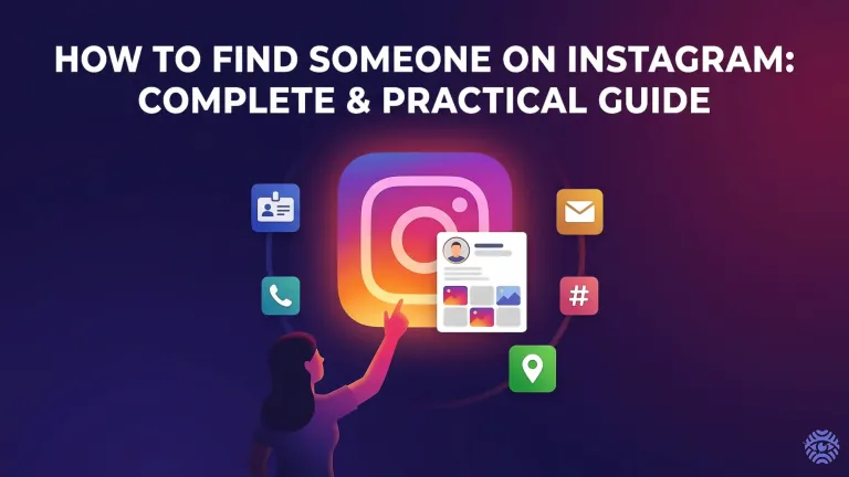 How to find someone on Instagram illustration
