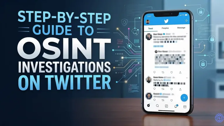 Step-by-Step Guide to OSINT Investigations on Twitter — illustration