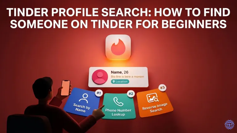 Tinder profile search guide for beginners illustration