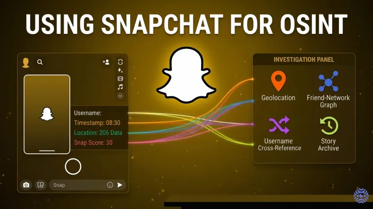 Using Snapchat for OSINT — illustration