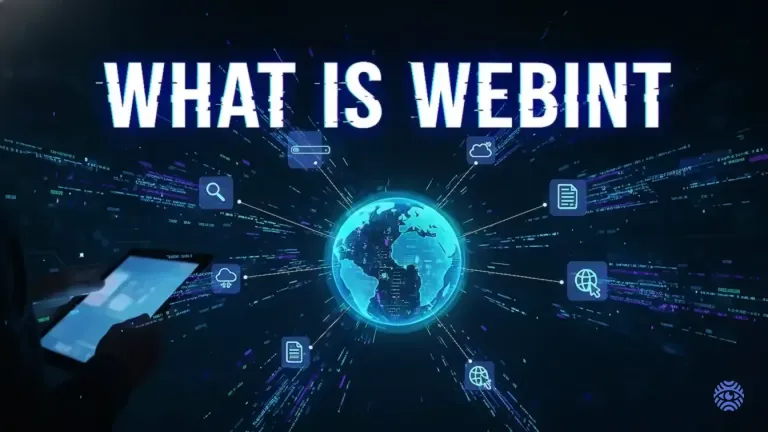 WEBINT web intelligence explained illustration