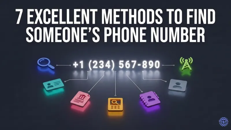 How to find someone's phone number illustration
