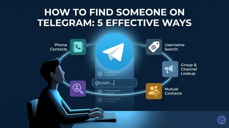 How to find someone on Telegram illustration