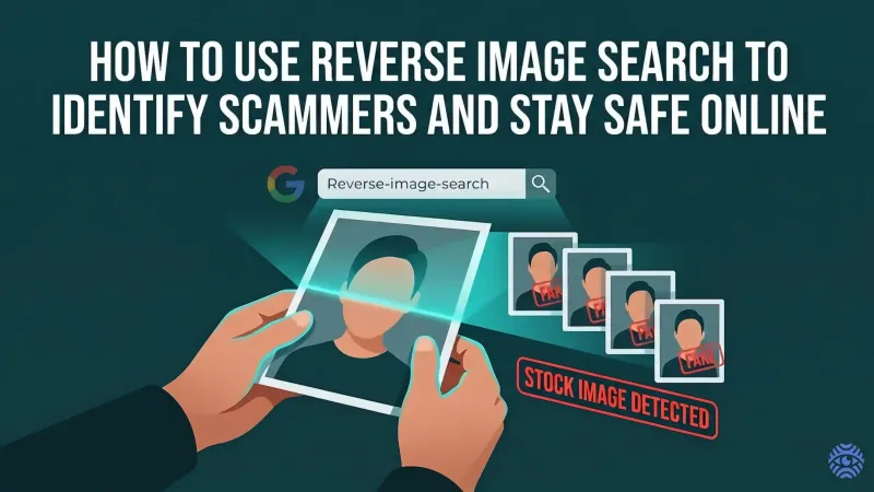 Using reverse image search to identify scammers illustration