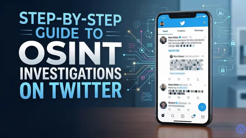 Step-by-Step Guide to OSINT Investigations on Twitter — illustration
