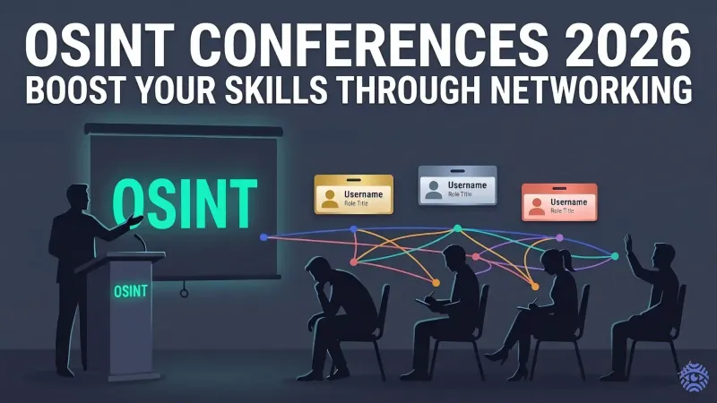 OSINT conferences and networking events 2024 illustration