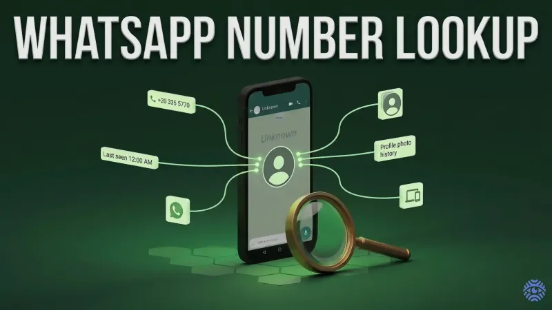 WhatsApp number lookup search guide illustration